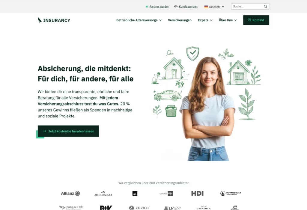 insurancy.de Website Screenshot