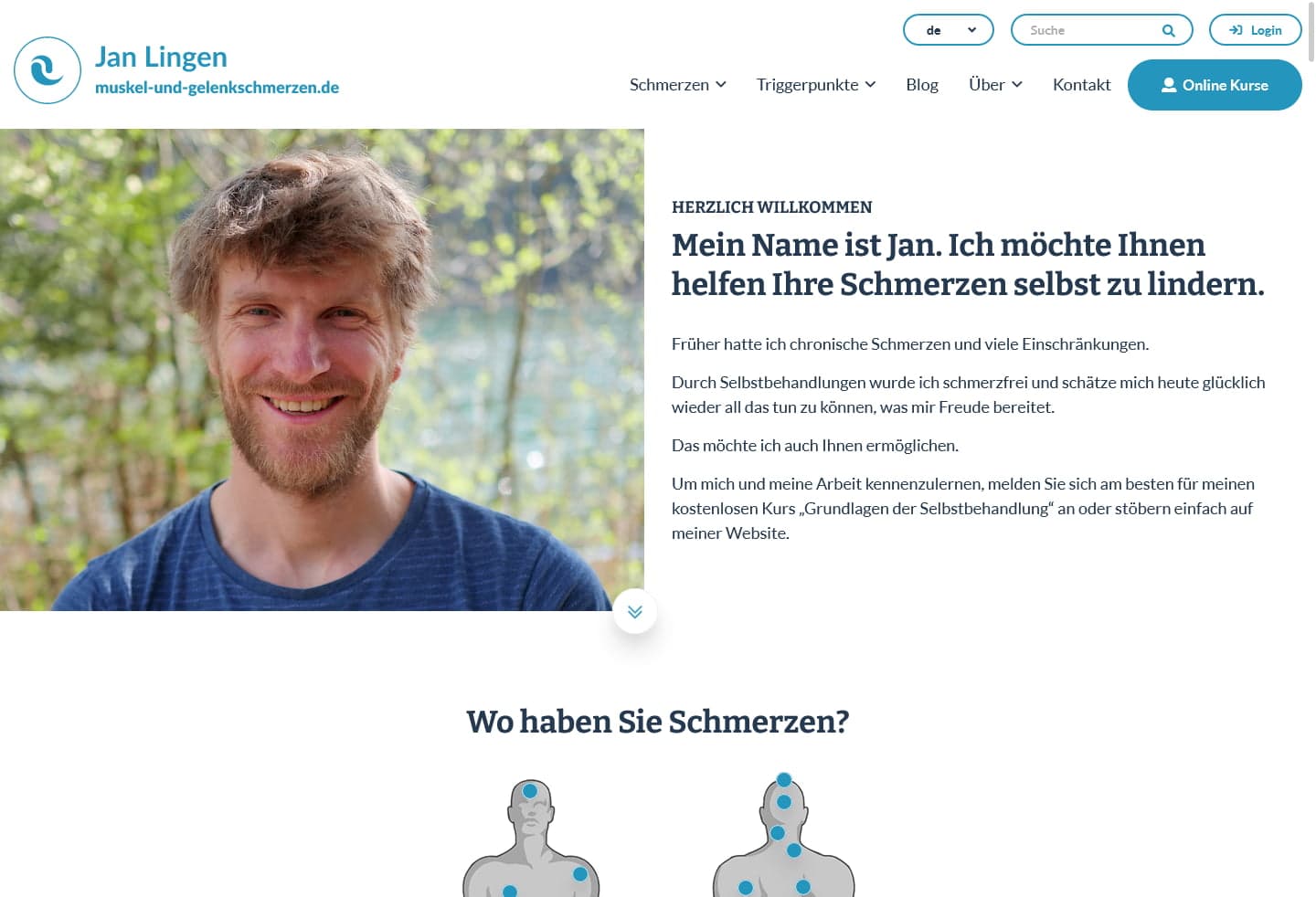 muskel-und-gelenkschmerzen.de Website Screenshot